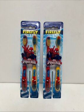 Marvel Spider-Man Kids Toothbrushes 2 pack - Lot of 2